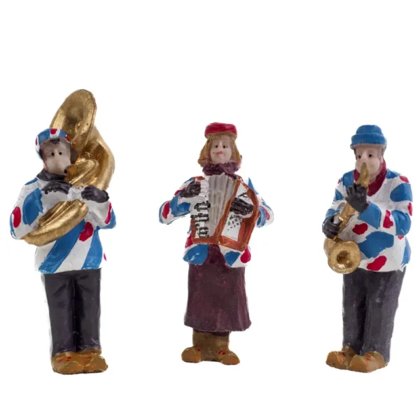 Dickensville  Figuren Blauwhuister dakkapel (set van 3 figuren) - Afbeelding 3