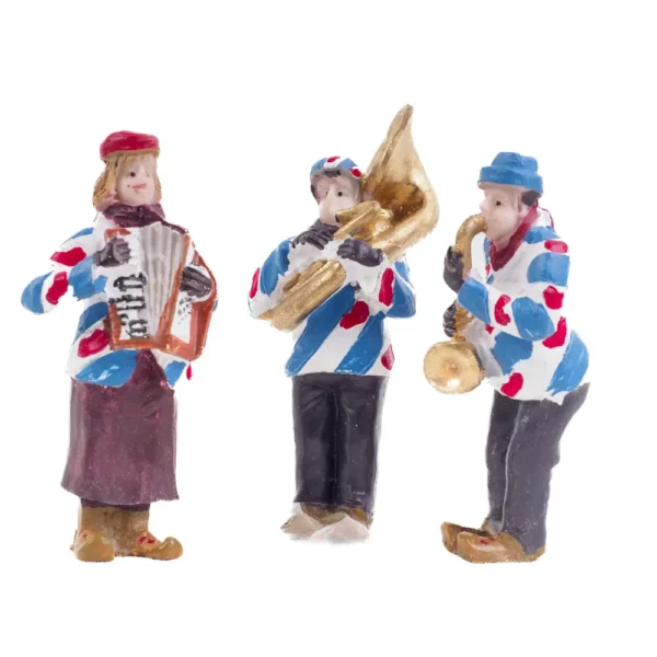 Dickensville  Figuren Blauwhuister dakkapel (set van 3 figuren)