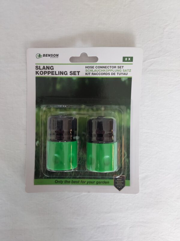 Slang koppeling set 2x